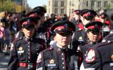 2013 Memorial Service - Officers marching to memorial service