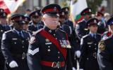 2014 Memorial Service - Officers standing at attention (3)