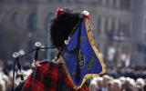 2014 Memorial Service - Bagpiper performing (2)