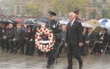 2012 Memorial Service - officers presenting memorial wreath