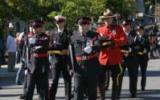 2004 Memorial Service - Officers marching