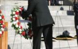 2004 Memorial Service - Officers placing memorial wreath (2)