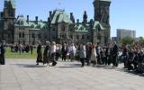 2004 Memorial Service - Guests at memorial service paying respects