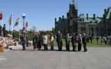 2004 Memorial Service - Guests at memorial service paying respects (2)